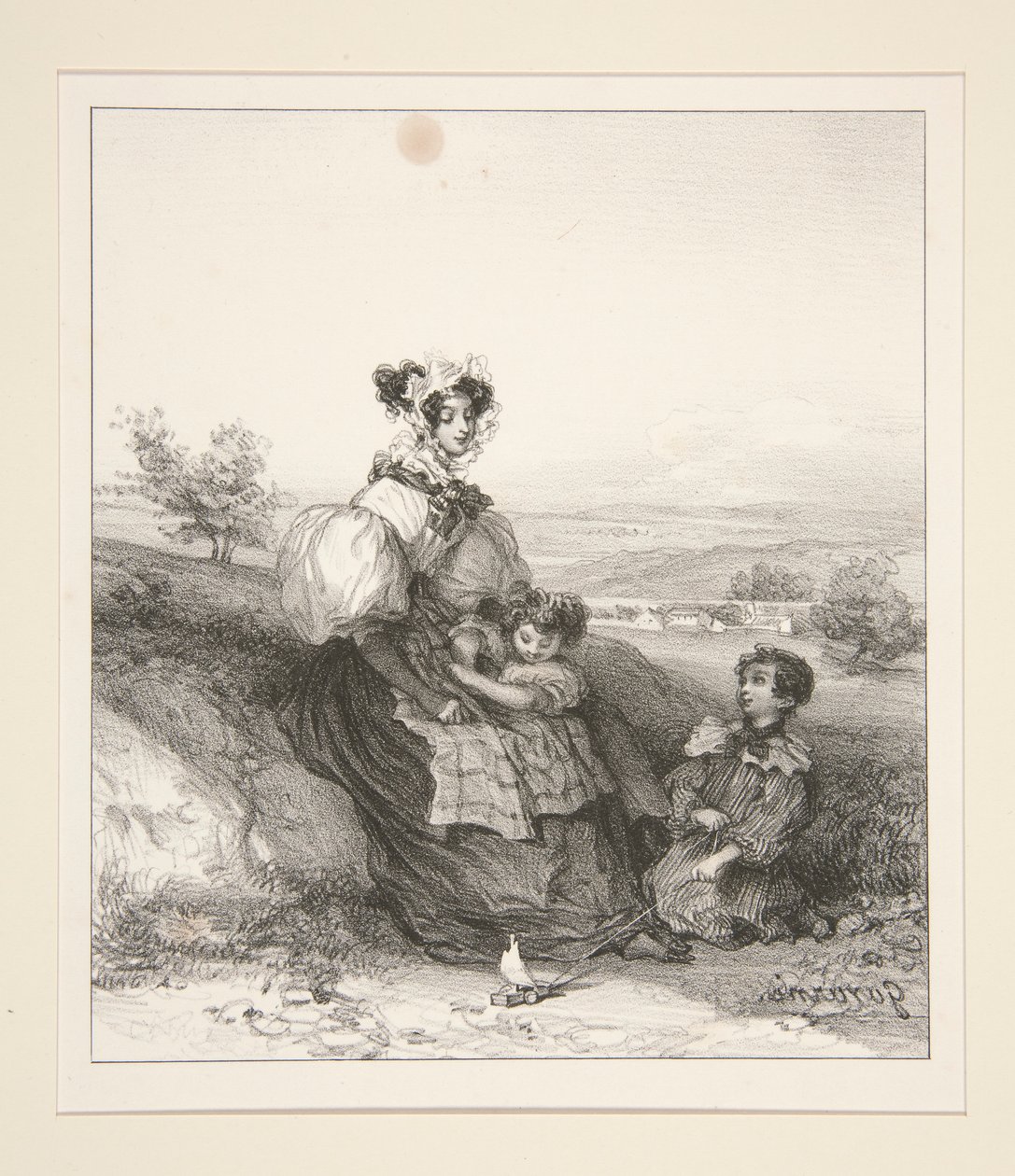 La Jeune Mère - Paul Gavarni