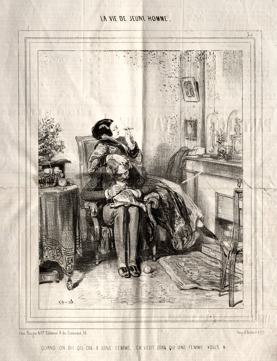 La Vie de Jeune Homme - Paul Gavarni
