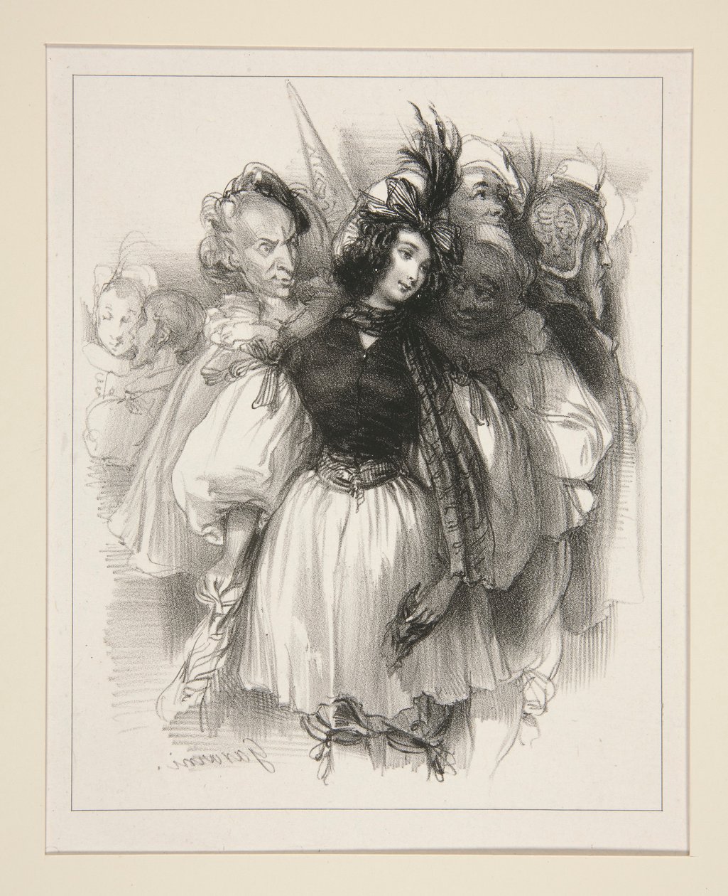 Le Bal Masqué - Paul Gavarni