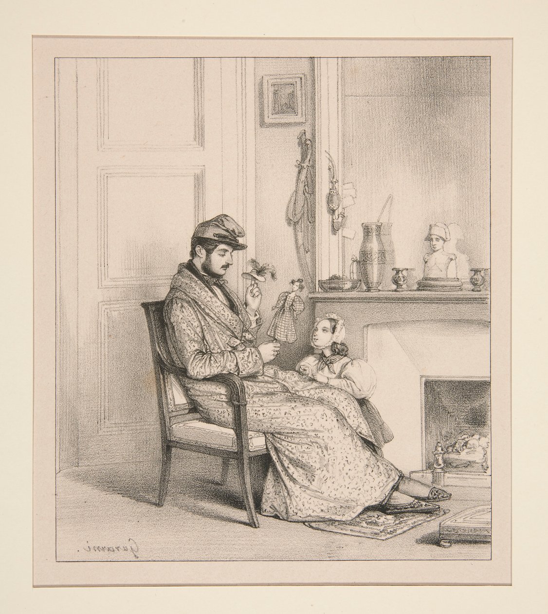 Le Jour de L - Paul Gavarni