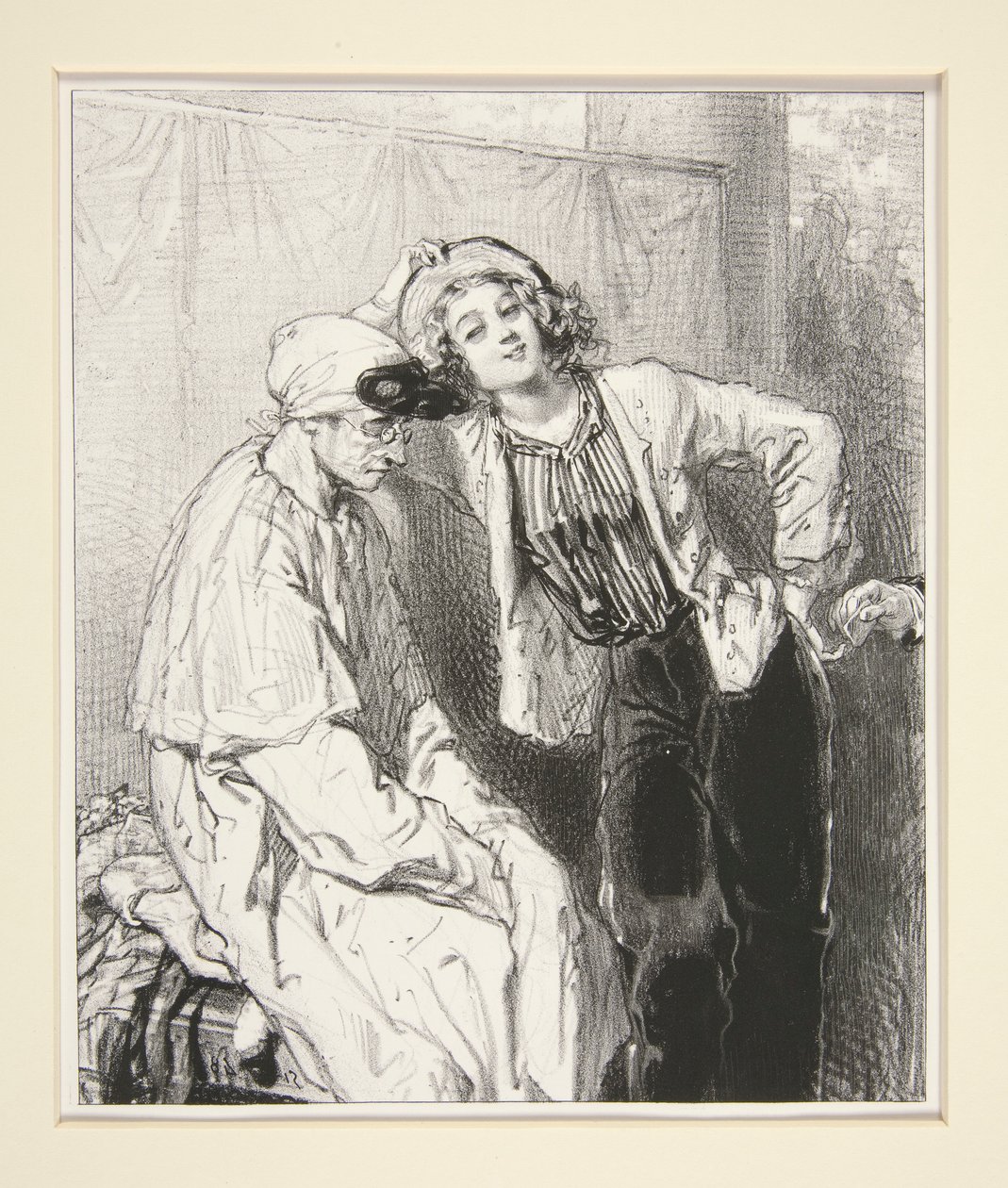 Le sommeil de l - Paul Gavarni