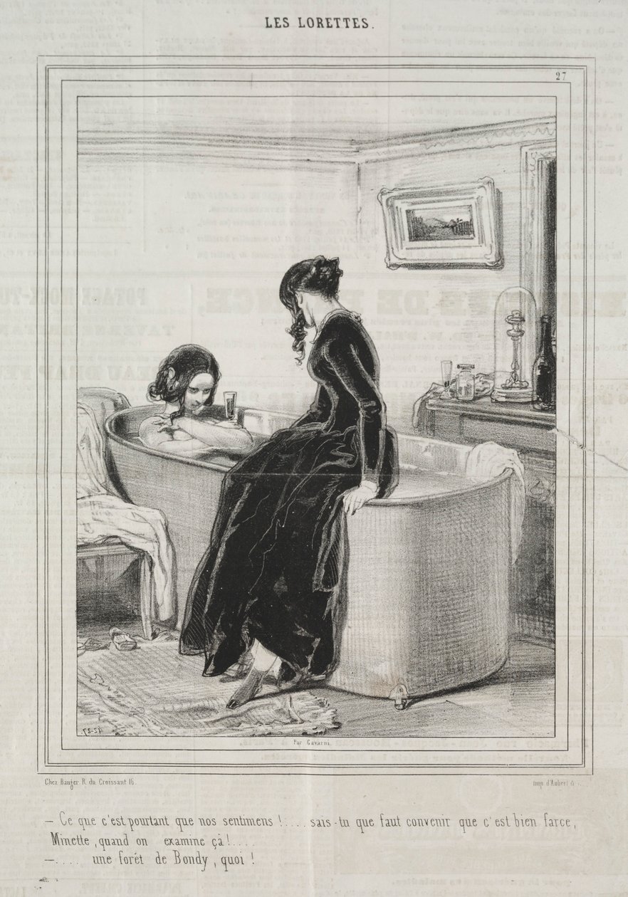 Les Lorettes, 1842 - Paul Gavarni