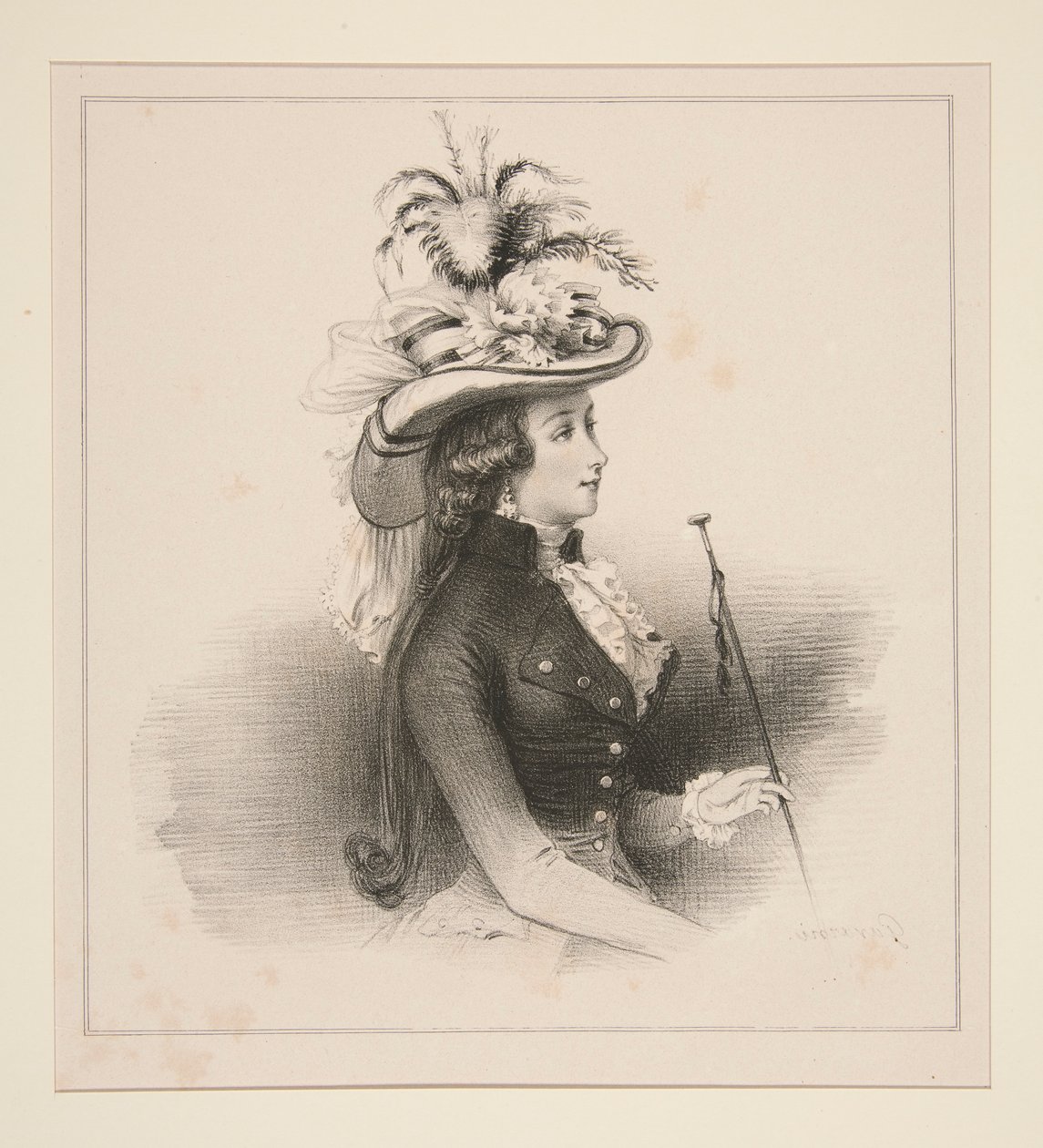 MODES DE PARIS EN 1787 - Paul Gavarni