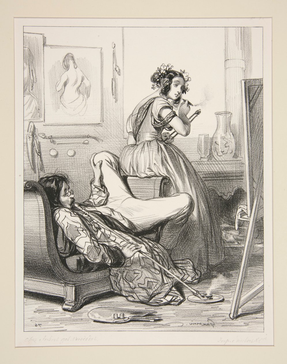 Ma sainte te ressemble, n - Paul Gavarni