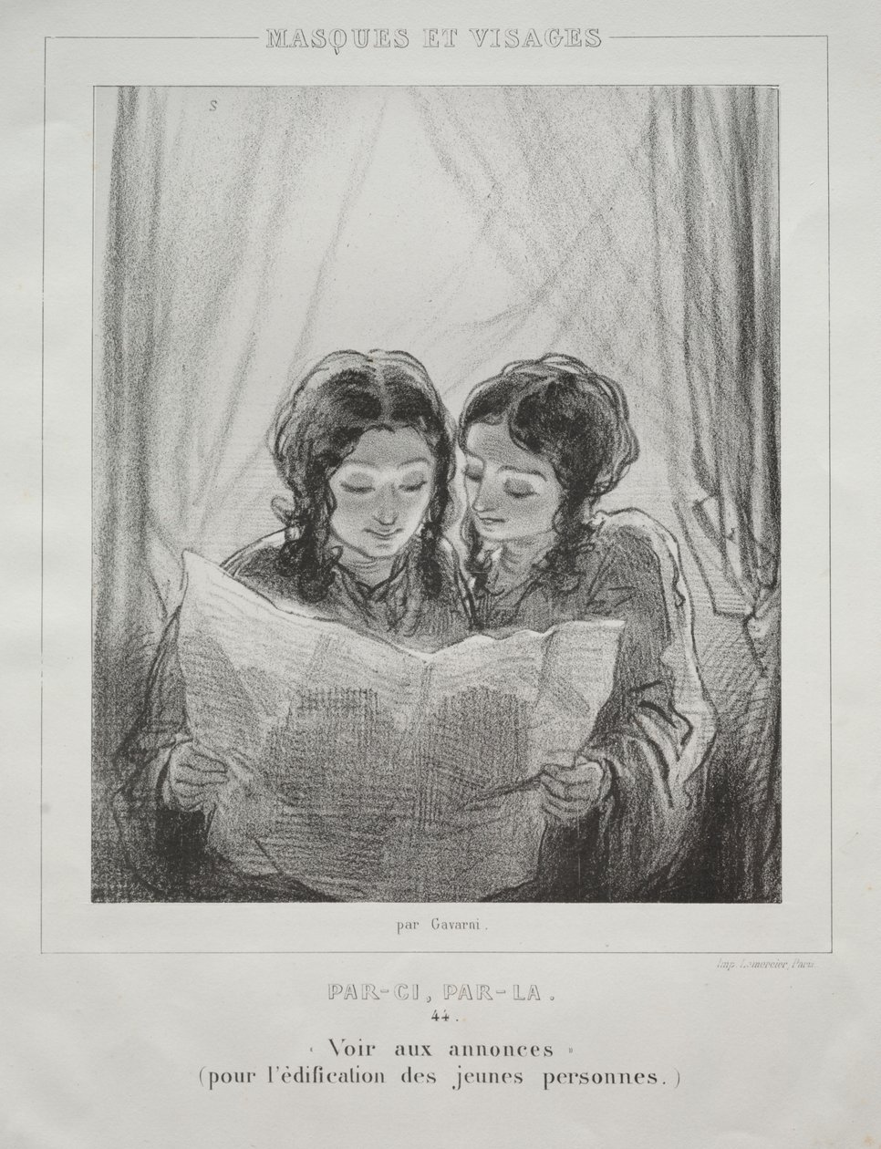 Masques et Visages - Paul Gavarni