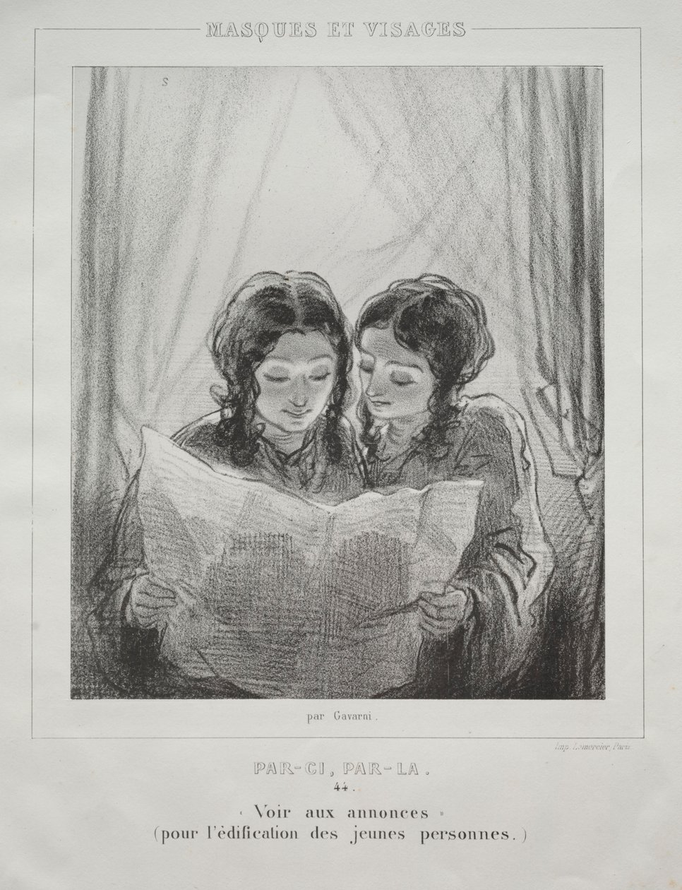 Masques et Visages - Paul Gavarni