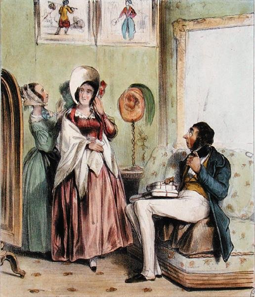 Envie de femme enceinte - Paul Gavarni