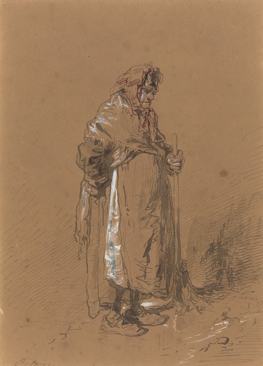 Rêverie - Paul Gavarni