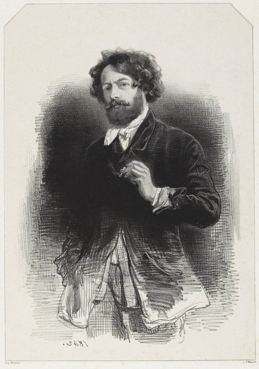 Autoportrait - Paul Gavarni