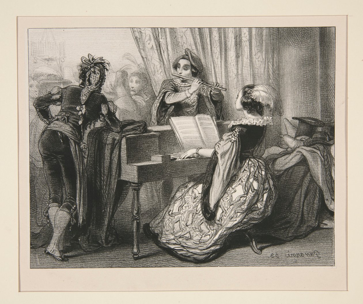 Un bal costumé - Paul Gavarni