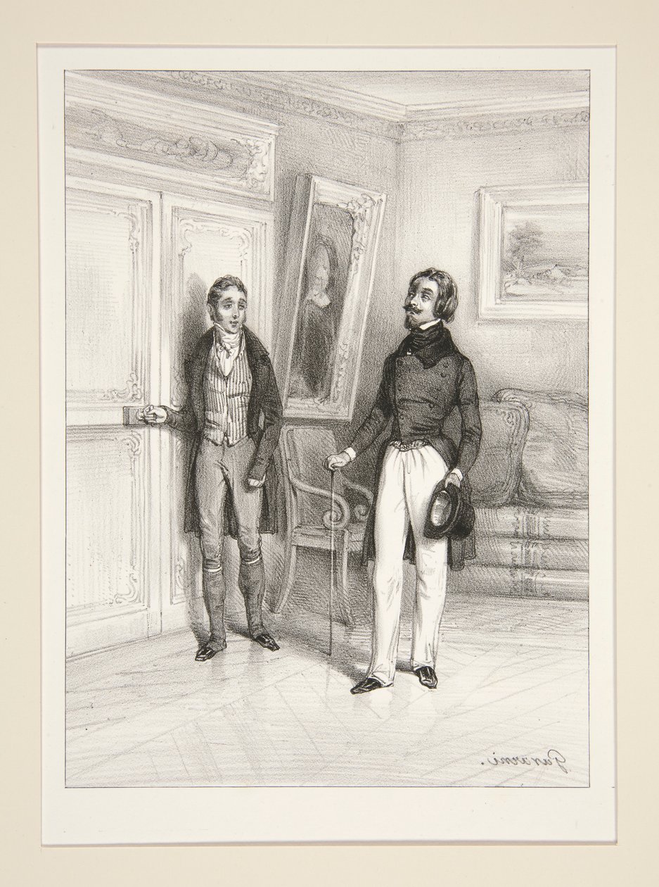 Une fausse démarche. Page 335. - Paul Gavarni
