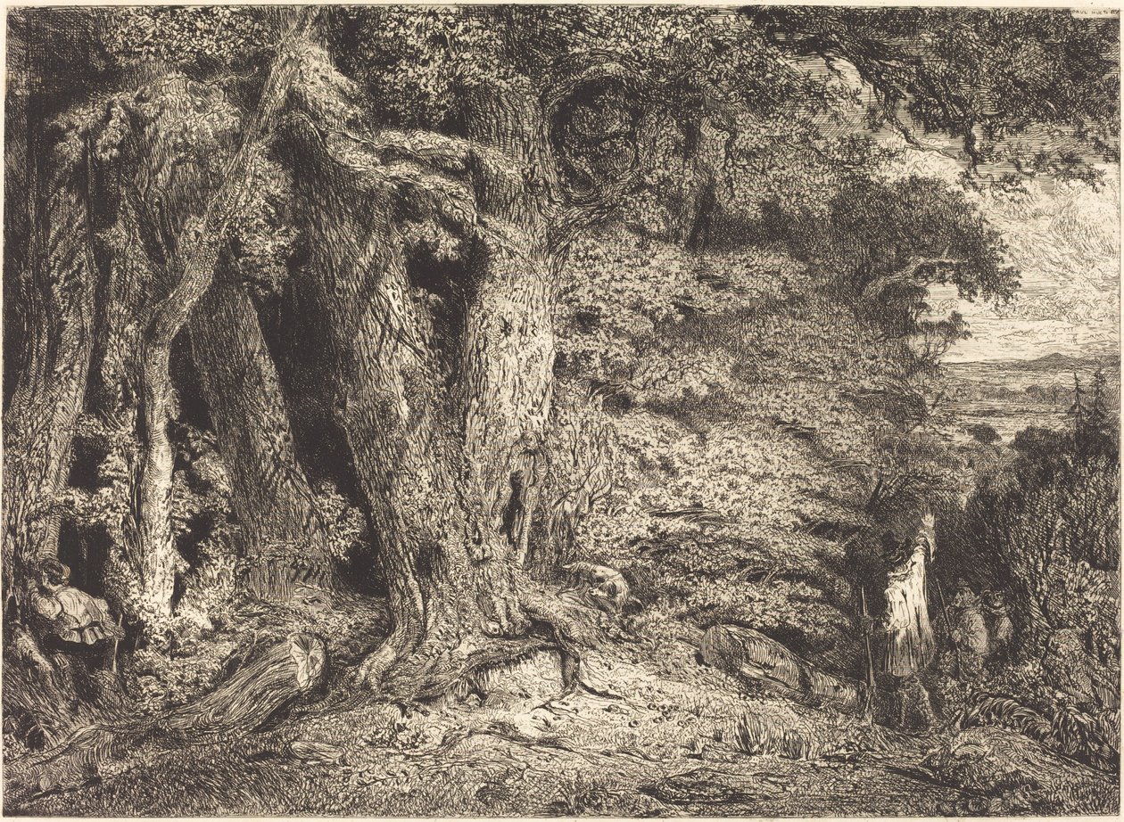 Entrée de la forêt - Paul Huet