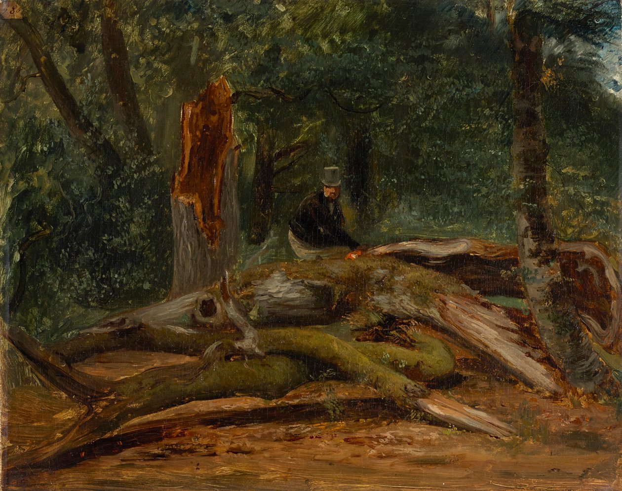 Dans la forêt de Villers-Cotterêts - Paul Huet