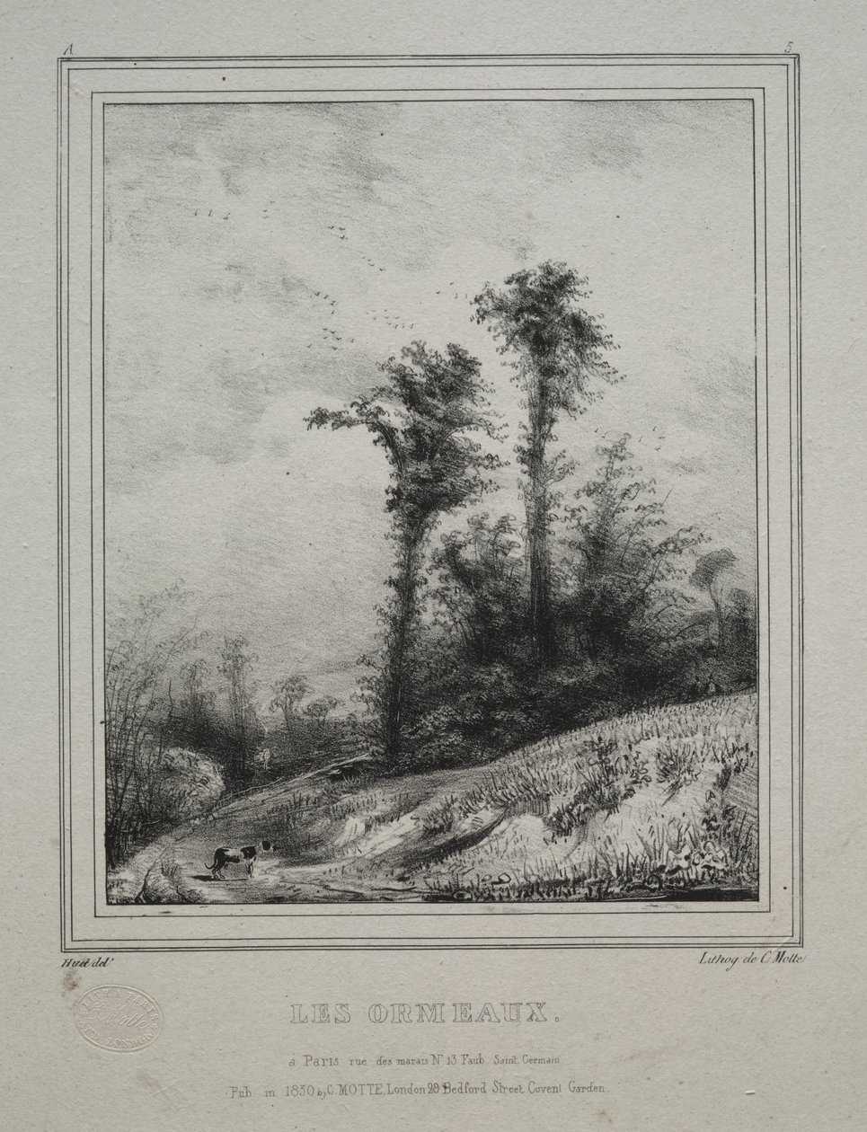 Paysages : Jeunes ormes - Paul Huet