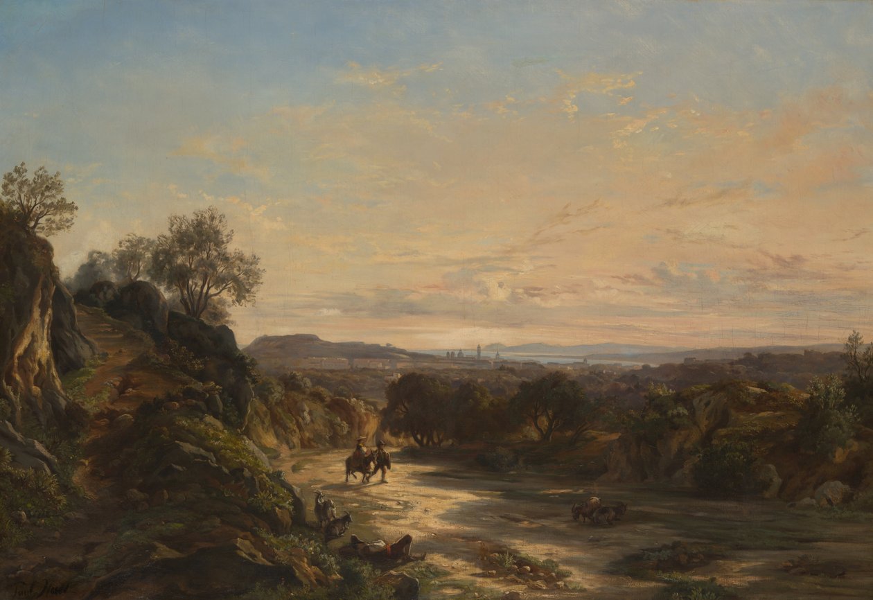 Sur la route de Nice - Paul Huet
