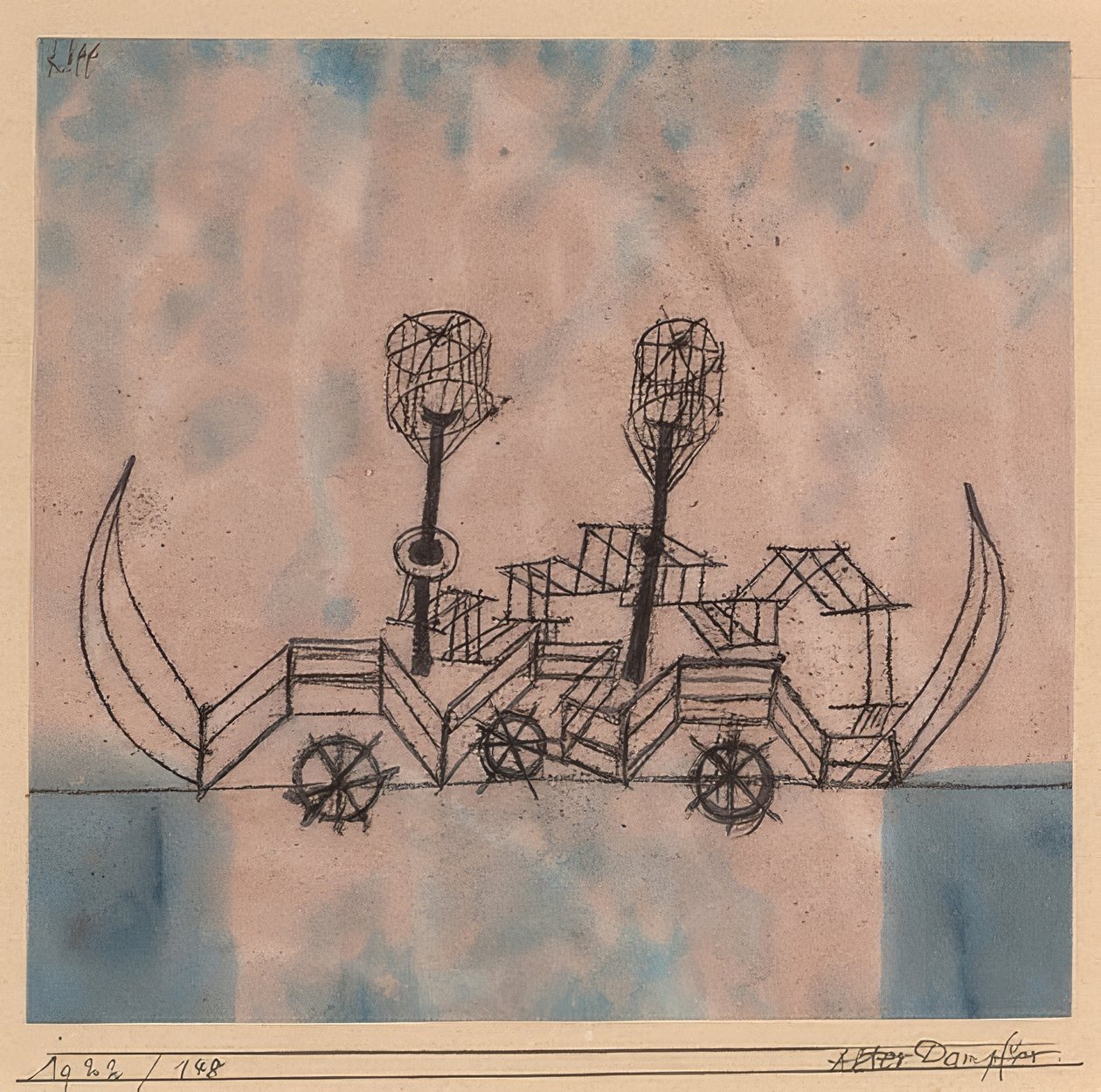 Vieux vapeur. 1922 - Paul Klee