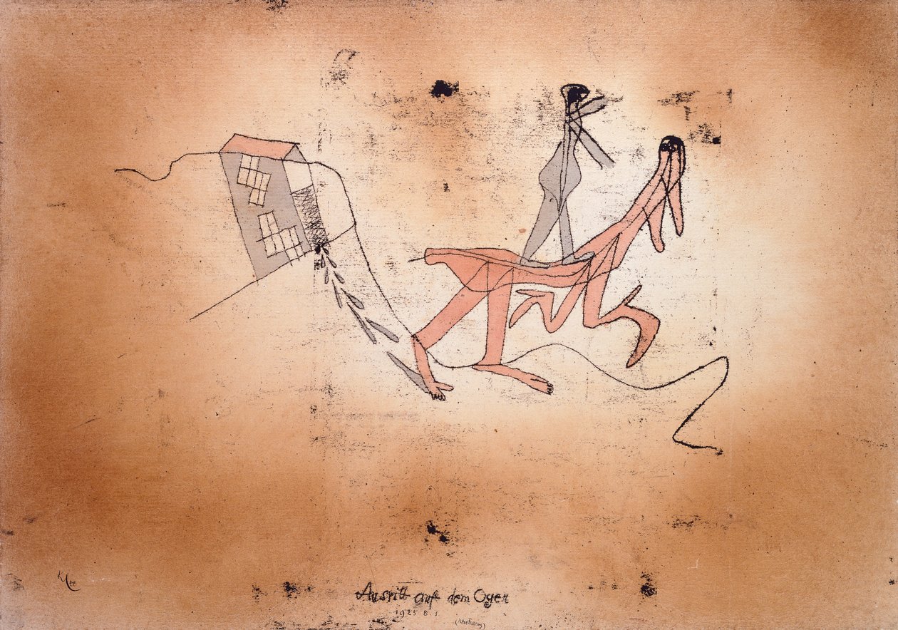 Ausritt auf dem oger - Paul Klee