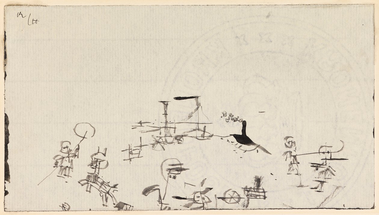 Plage animée - Paul Klee