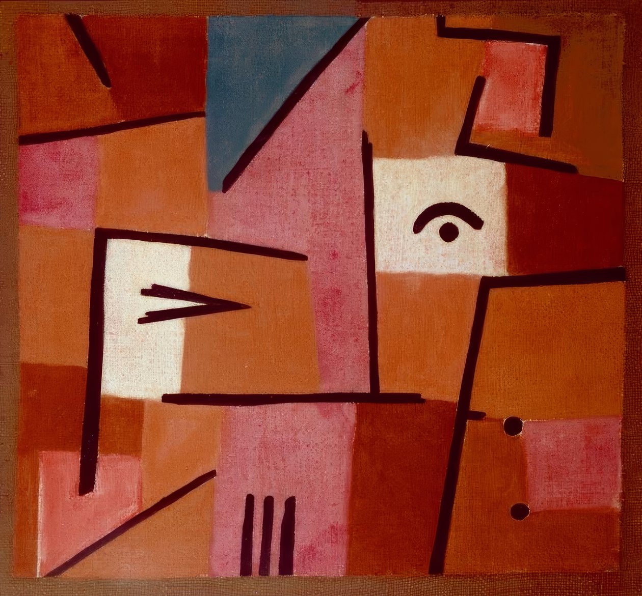 Vue depuis le rouge - Paul Klee