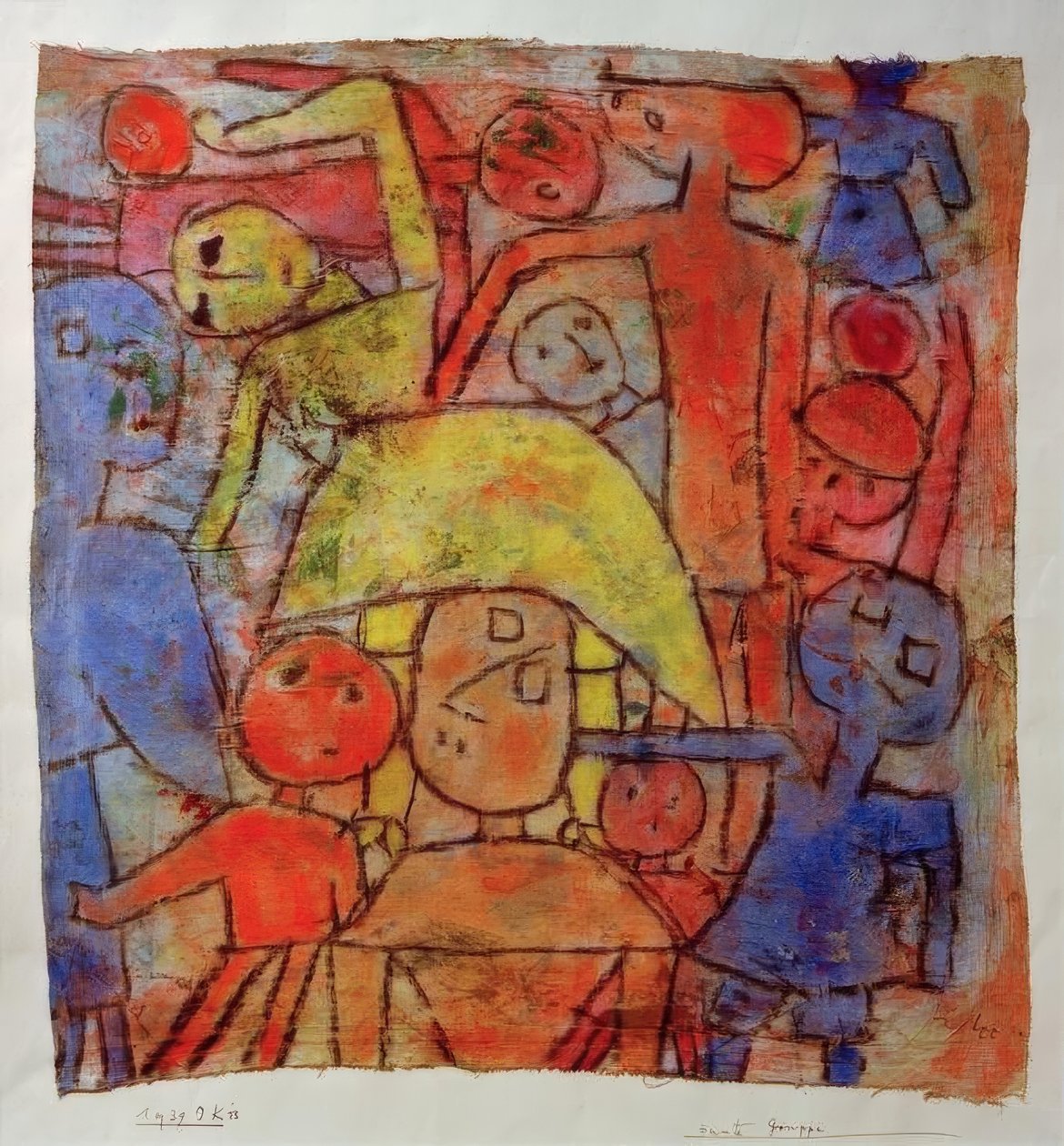 Groupe coloré - Paul Klee