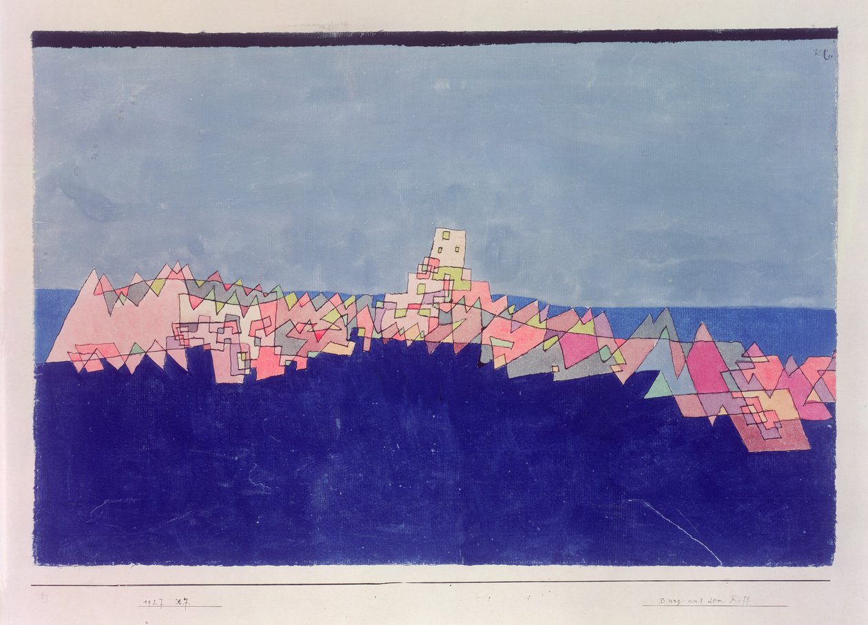 Château sur le récif - Paul Klee
