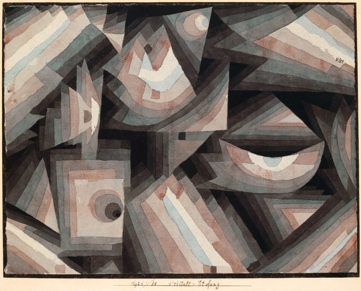 Gradation de cristal, 1921 - Paul Klee