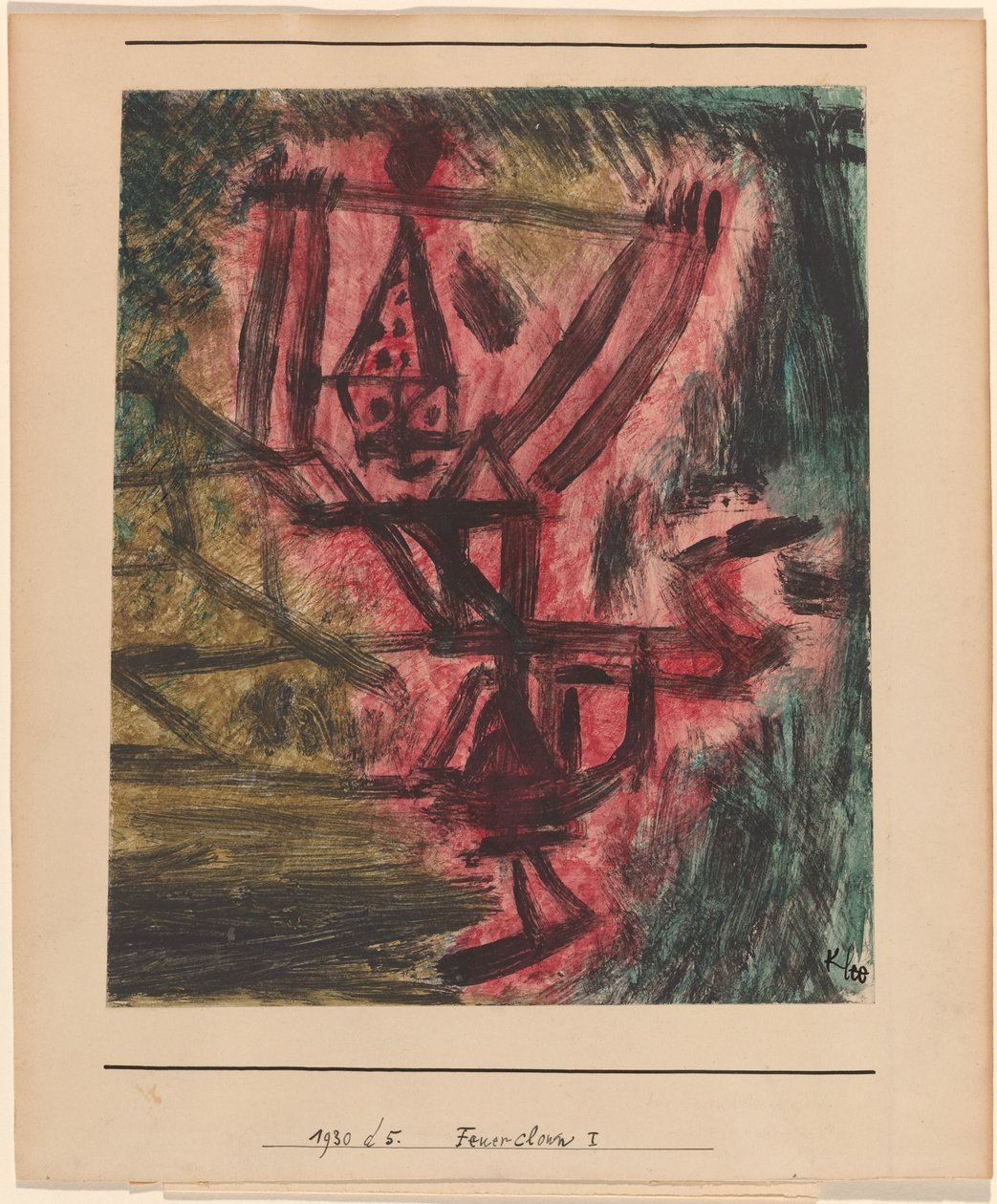 Feuer Clown - Paul Klee