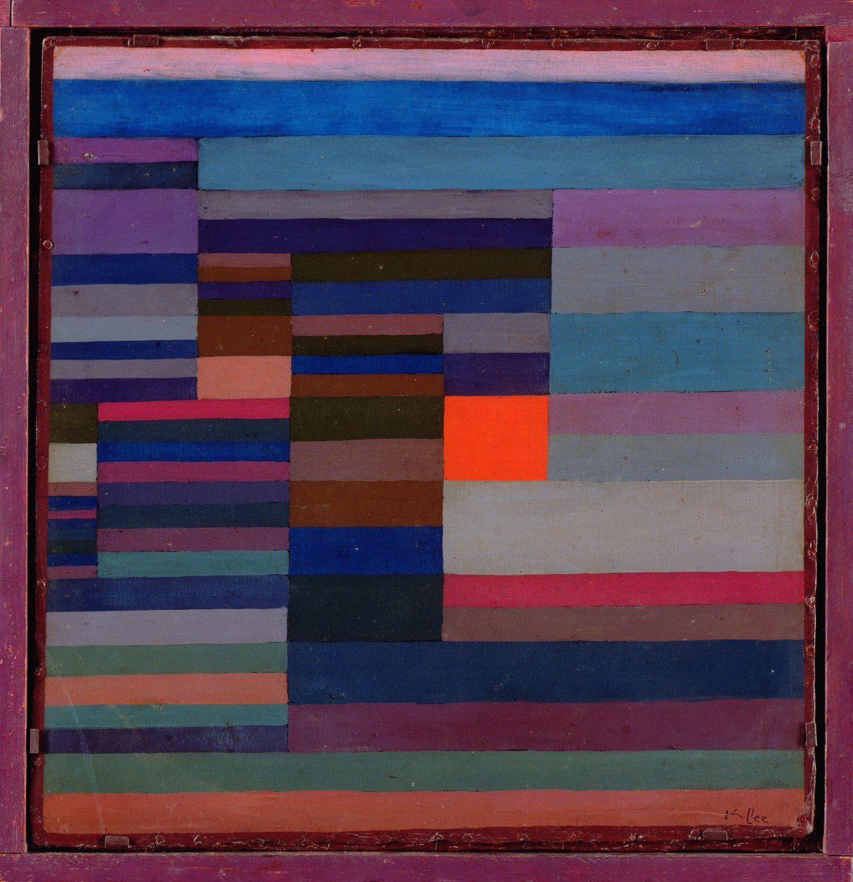 Feu dans la soirée - Paul Klee