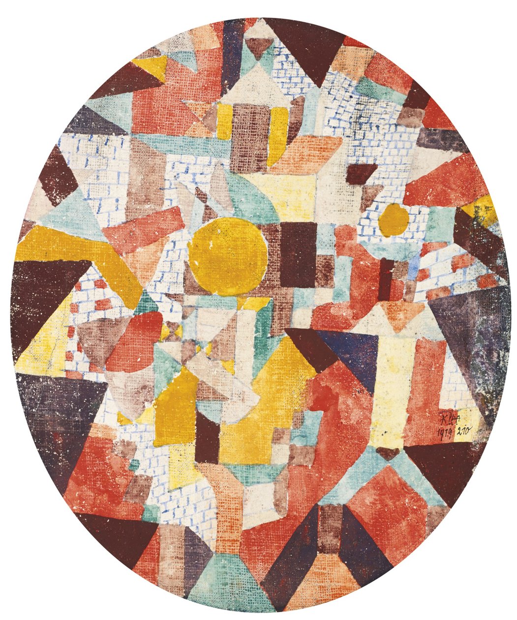 Pleine lune dans les murs - Paul Klee