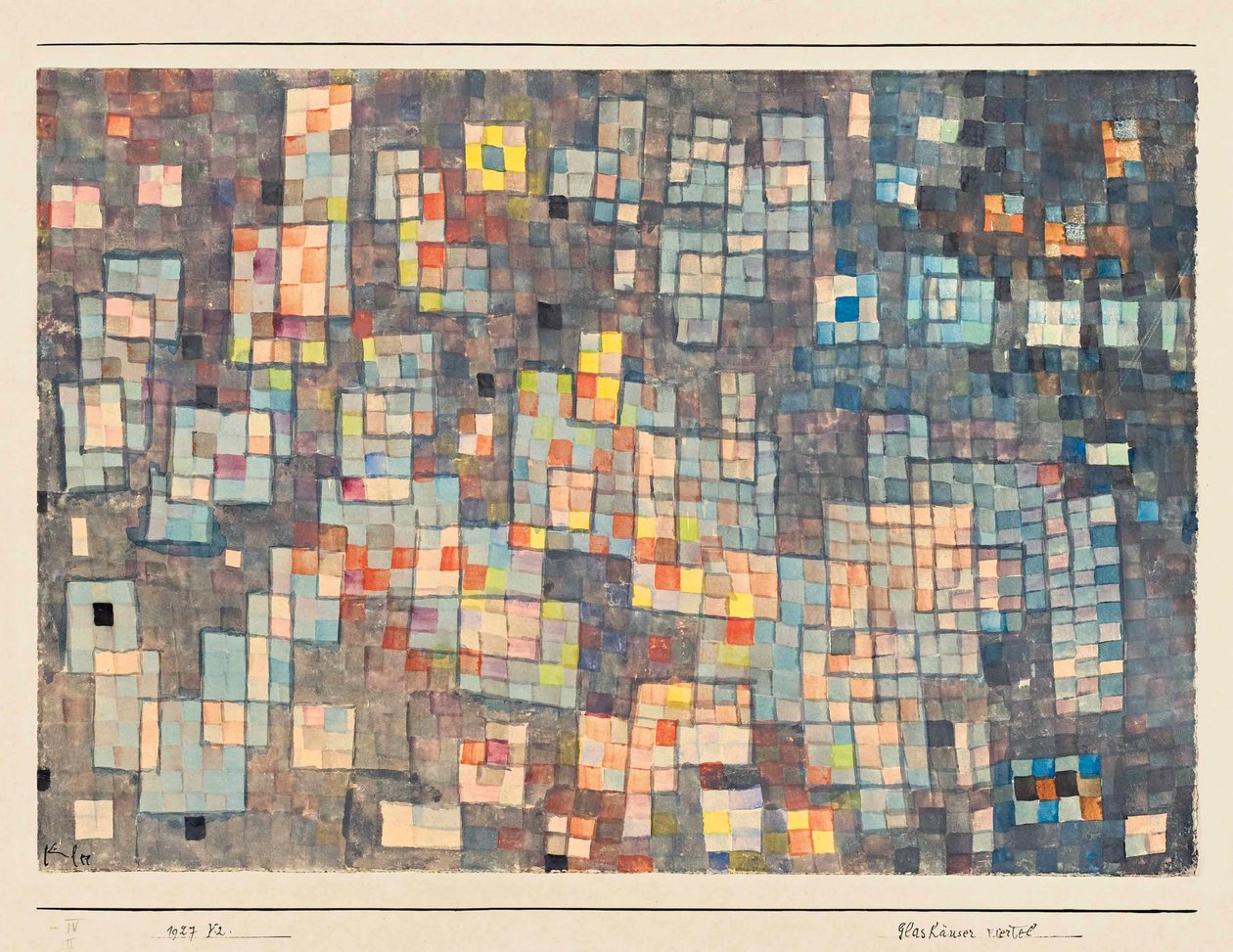 Quartier des maisons de verre, 1927 - Paul Klee