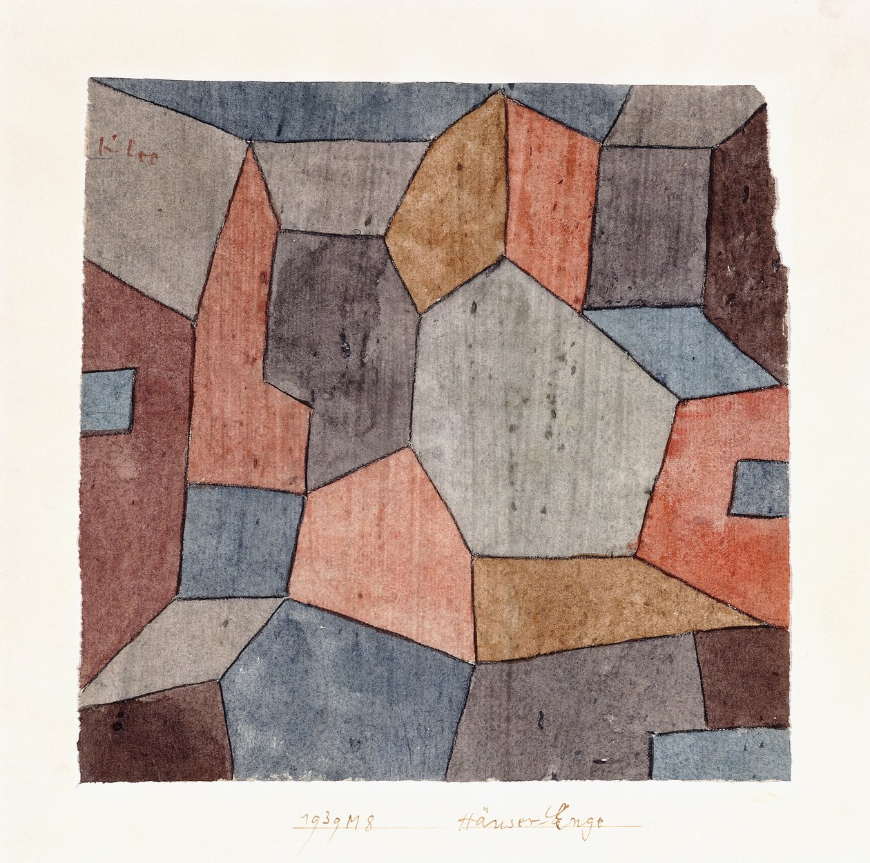 Maisons serrées - Paul Klee