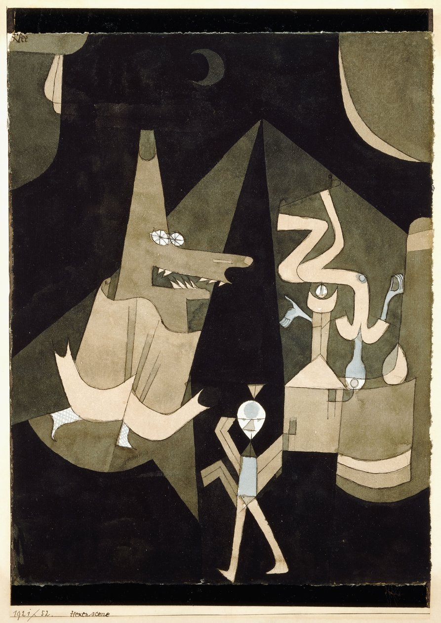 Scène de sorcières - Paul Klee