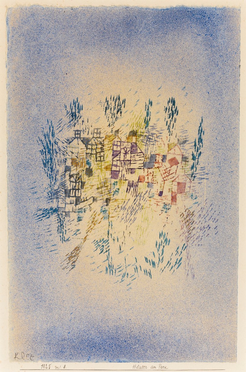 Maisons près du parc - Paul Klee