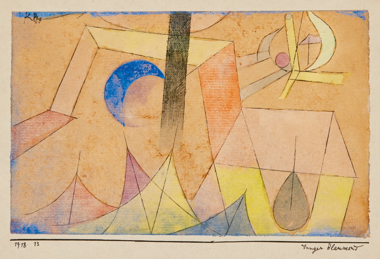 Junger Blaumond - Paul Klee