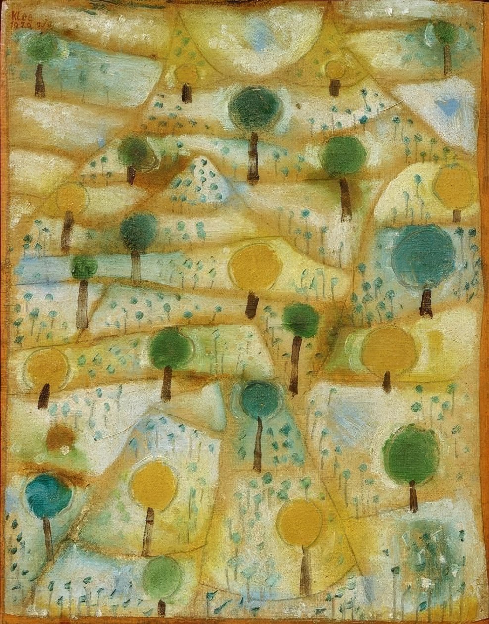 Petite paysage rythmique - Paul Klee