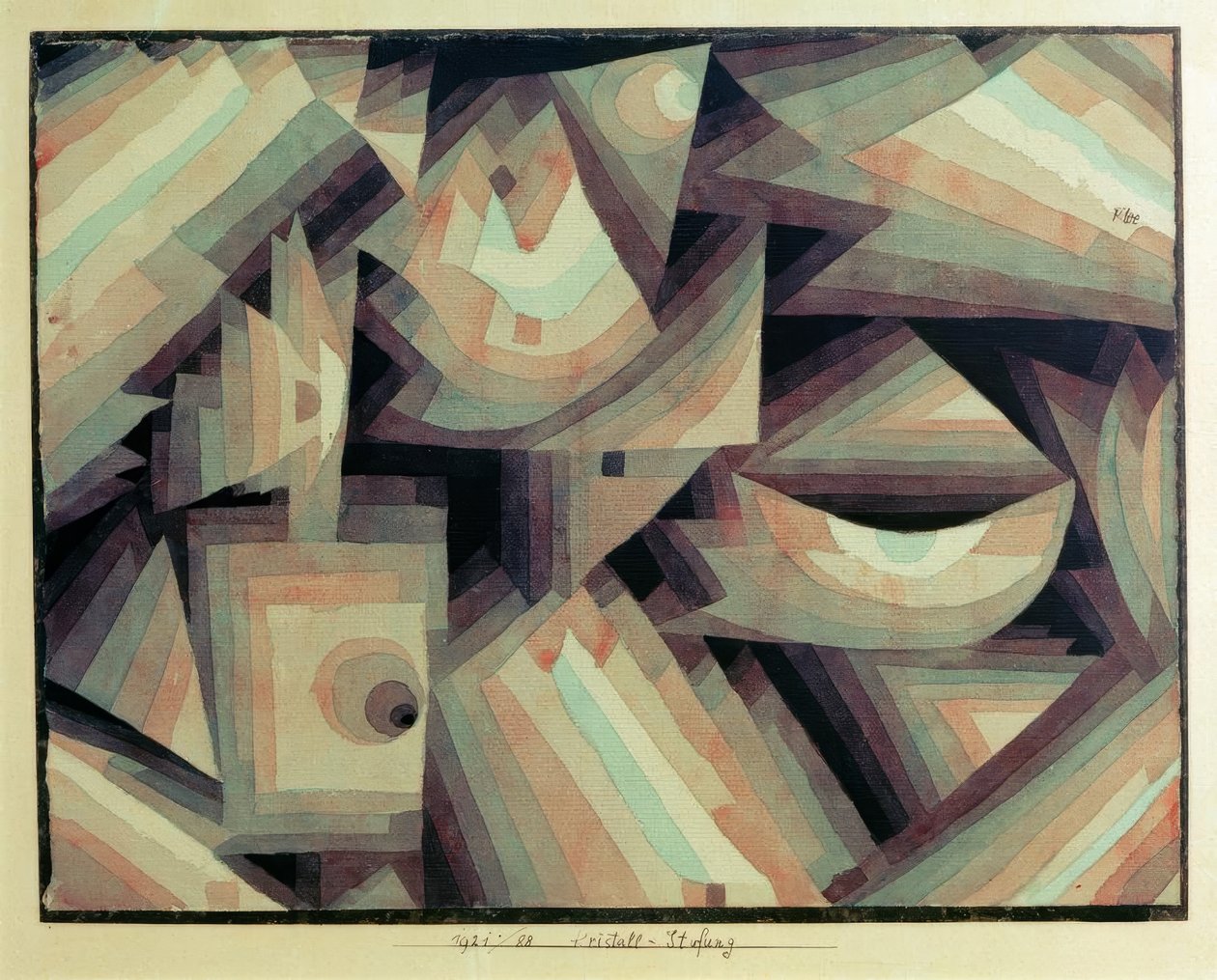 Gradation de cristal - Paul Klee
