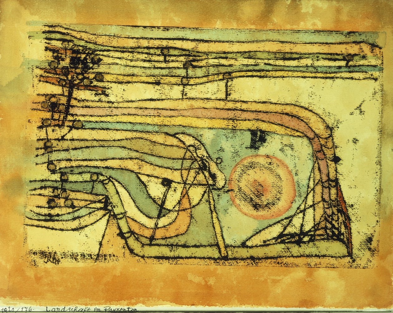 Paysage à Pankenton - Paul Klee