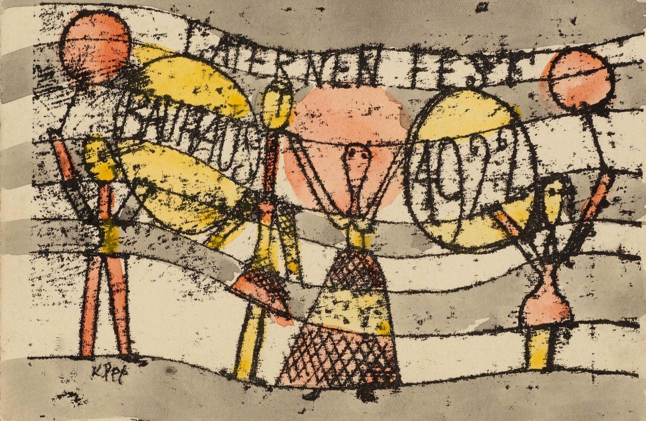 Laternenfest Bauhaus 1922, 1922 - Paul Klee