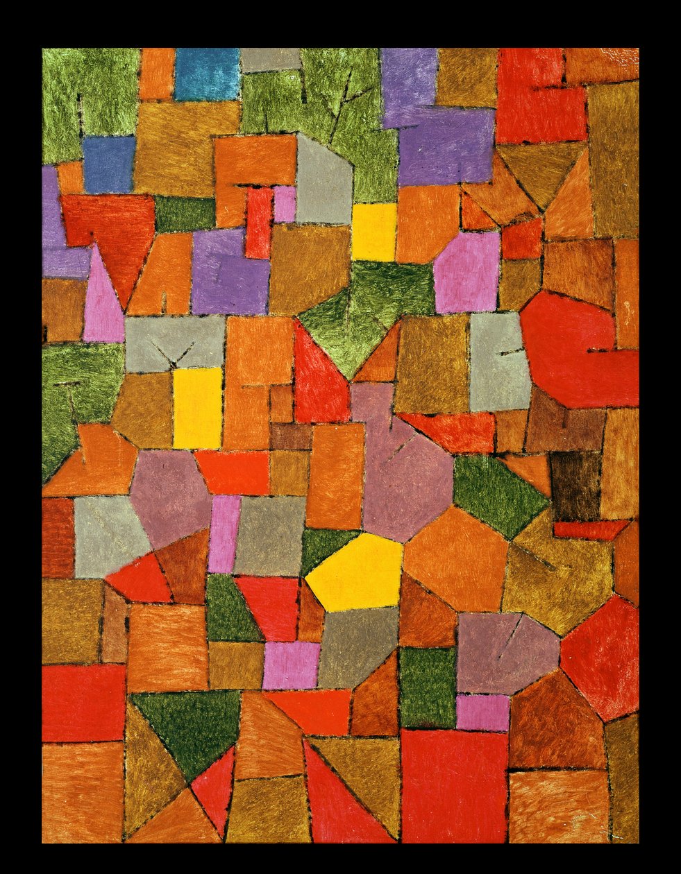 Village de montagne (automnal) 1934 - Paul Klee