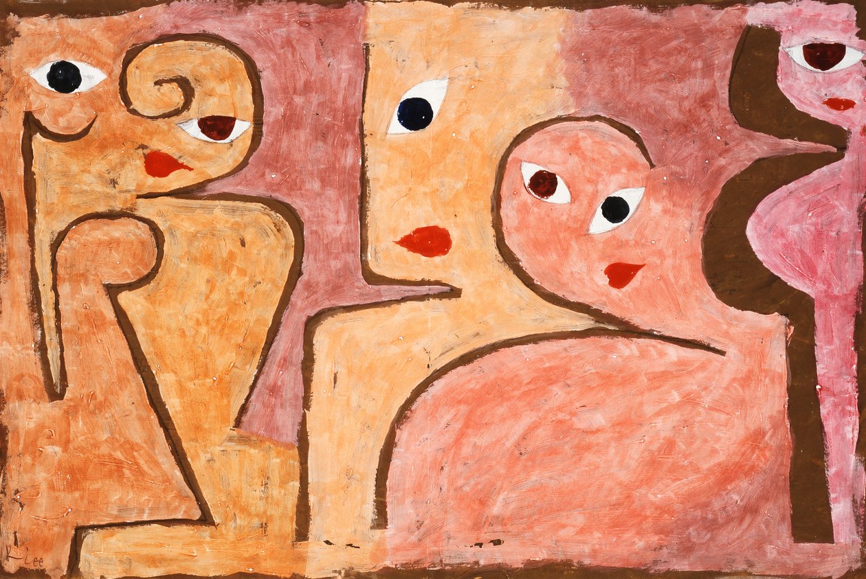 Groupe aux yeux ouverts - Paul Klee