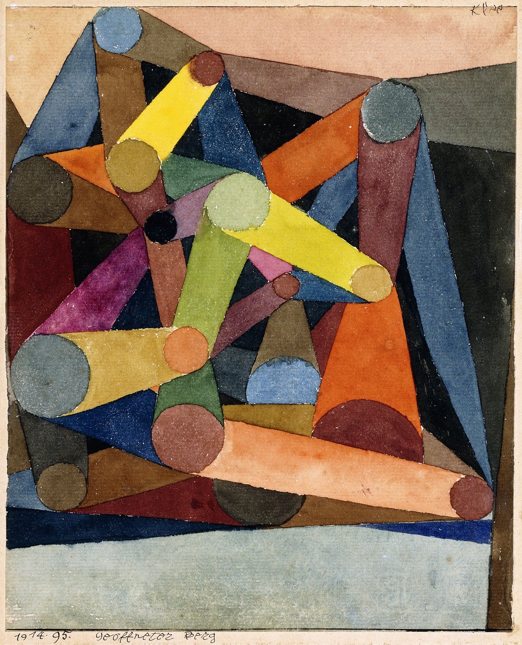 Montagne Ouverte - Paul Klee