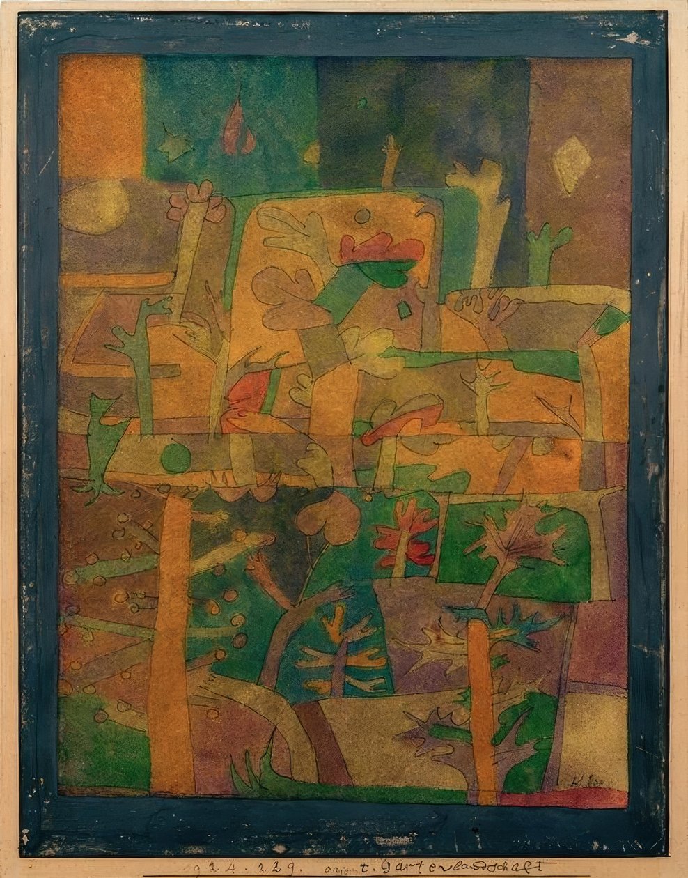 Paysage de jardin oriental - Paul Klee