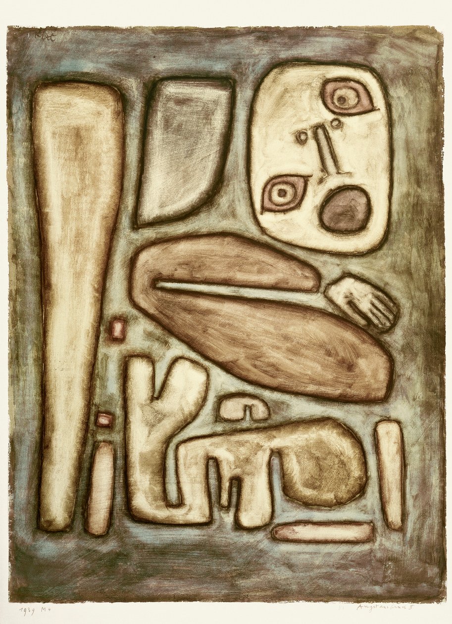 Éruption de peur III, 1939 - Paul Klee