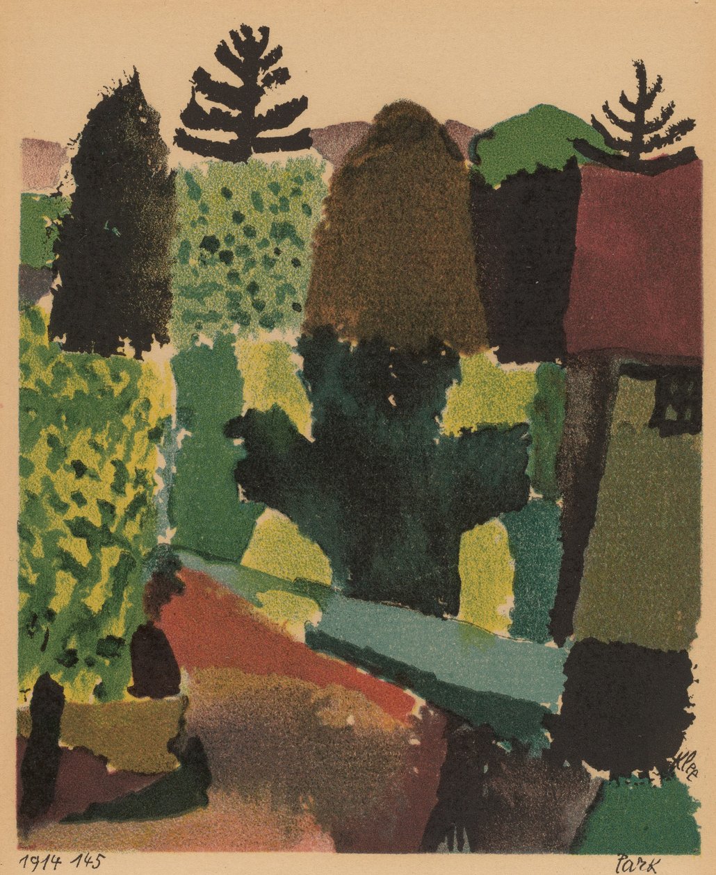 Parc, 1920 - Paul Klee