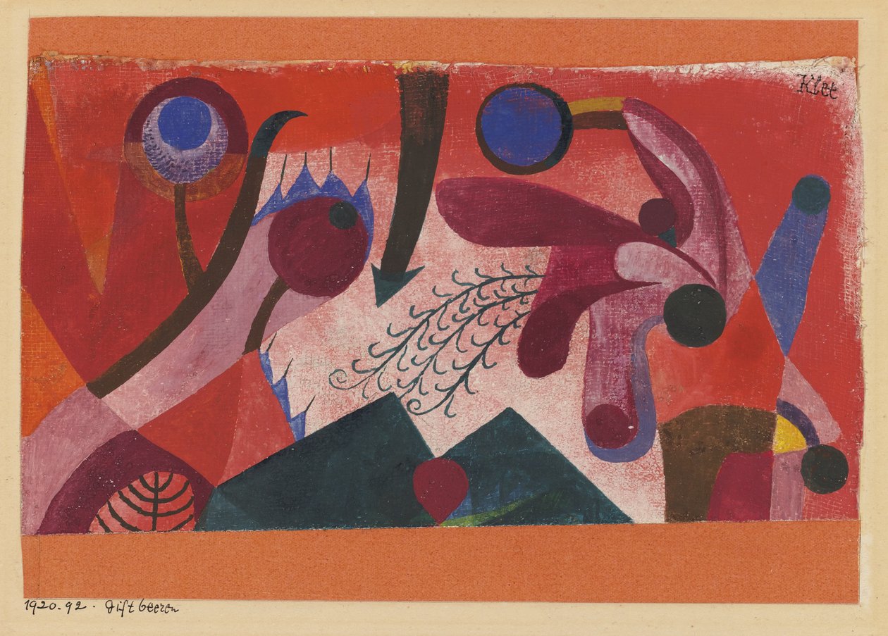 Baies toxiques, 1920 - Paul Klee