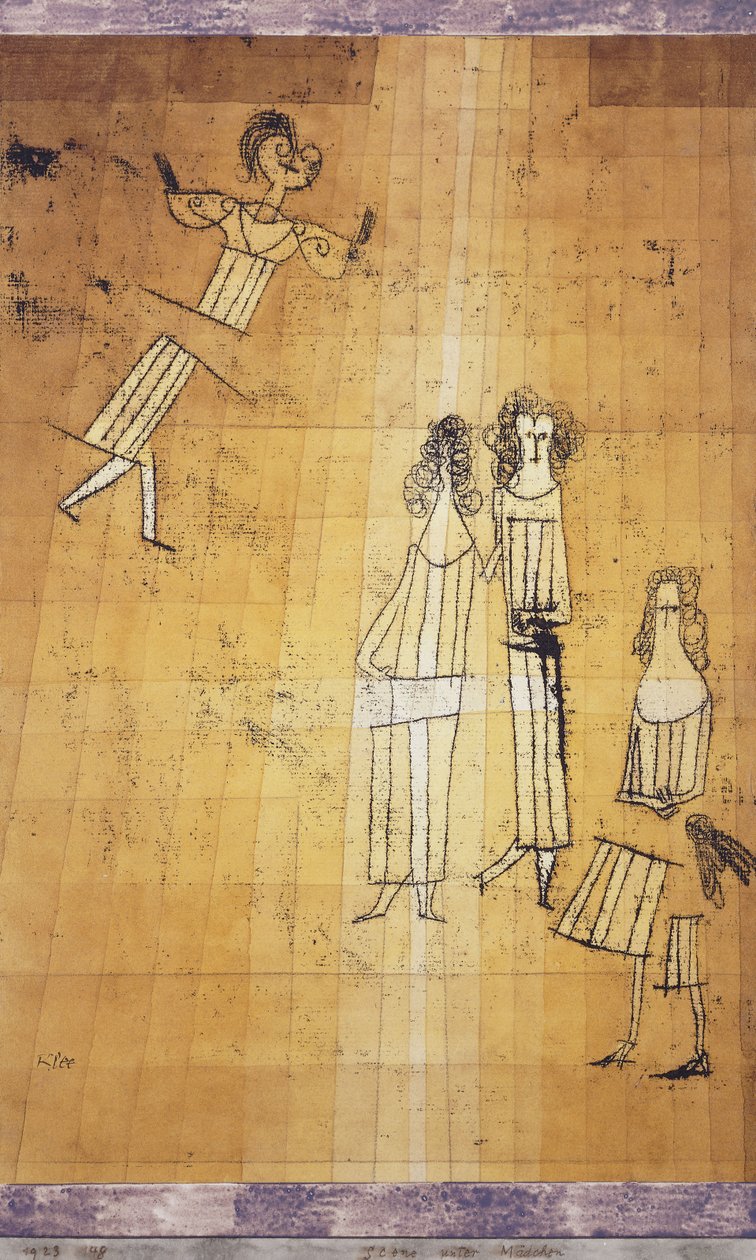 Scène entre filles - Paul Klee