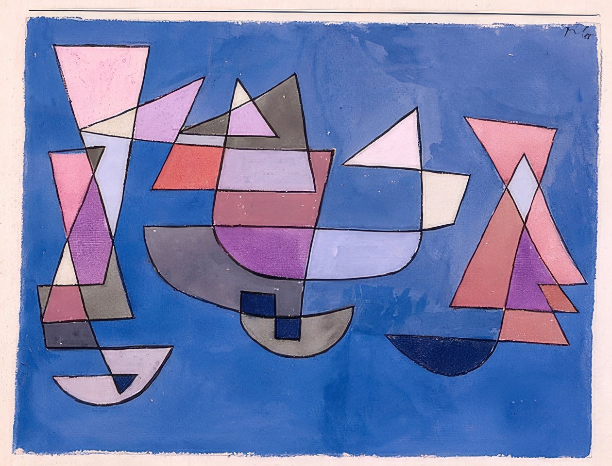 Voiliers. 1927 - Paul Klee