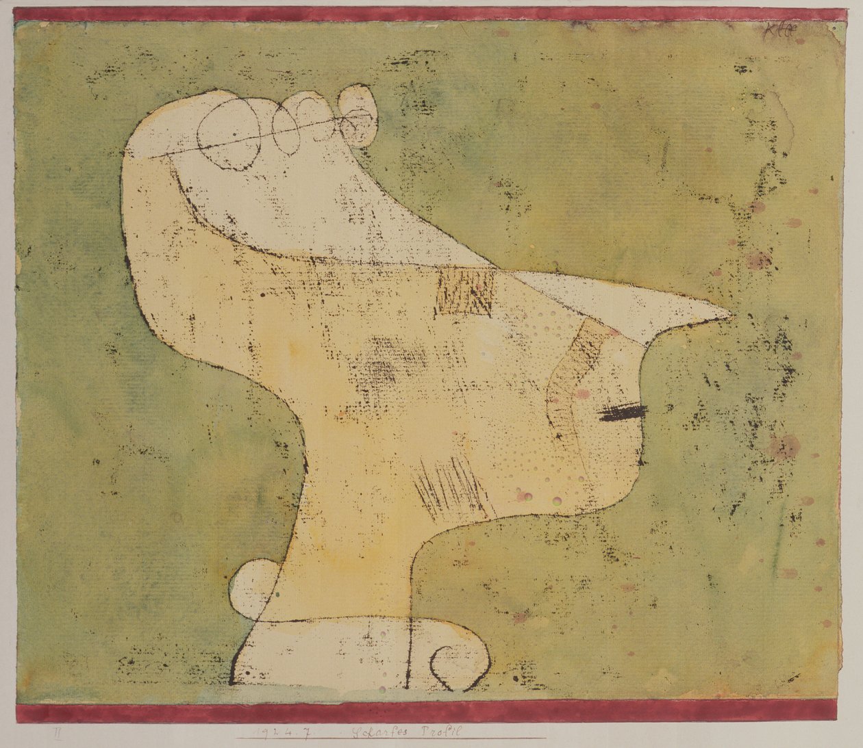 Profil net - Paul Klee