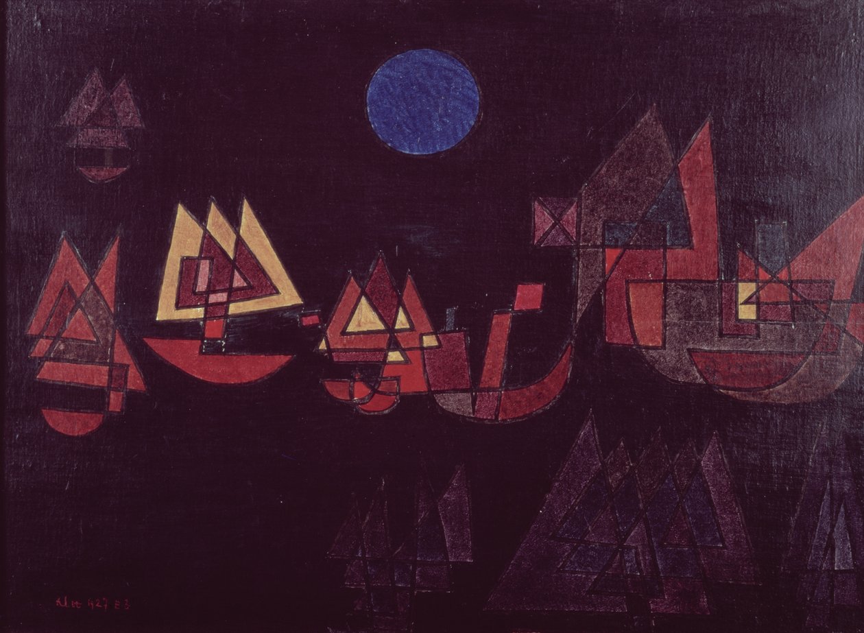 Navires dans le Noir - Paul Klee