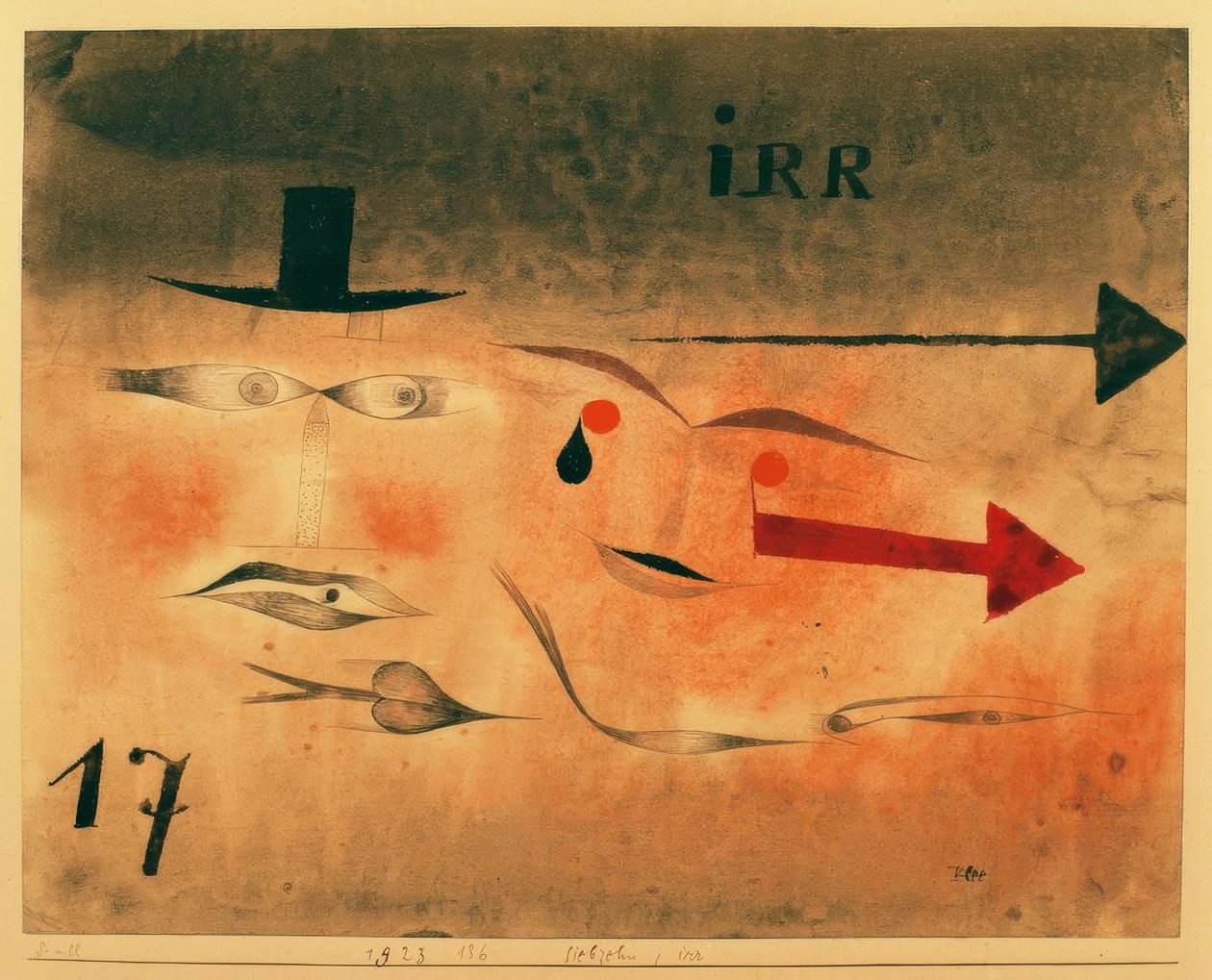 Dix-sept, errant - Paul Klee